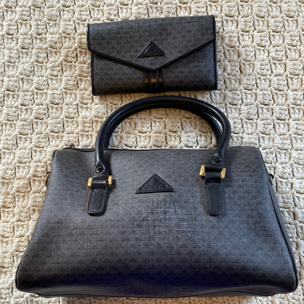 VTG Liz Claiborne speedy purse and wallet! 1985 at its finest!